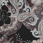 Türkisfarbener Paisley-Pullover Türkis - Ribes y Casals