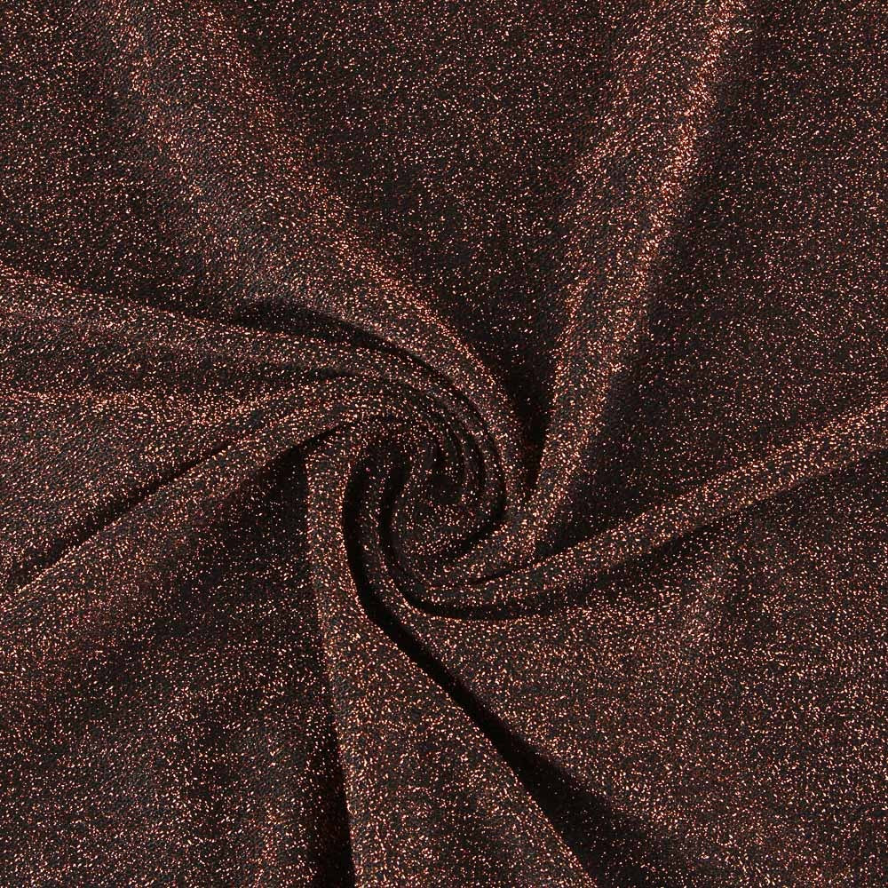 Kupfer-Lamé-Gestrick - mit Breite 145 cm - Ribes y Casals