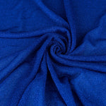 Gestrickter Lamé Metallic Blau - Ribes y Casals