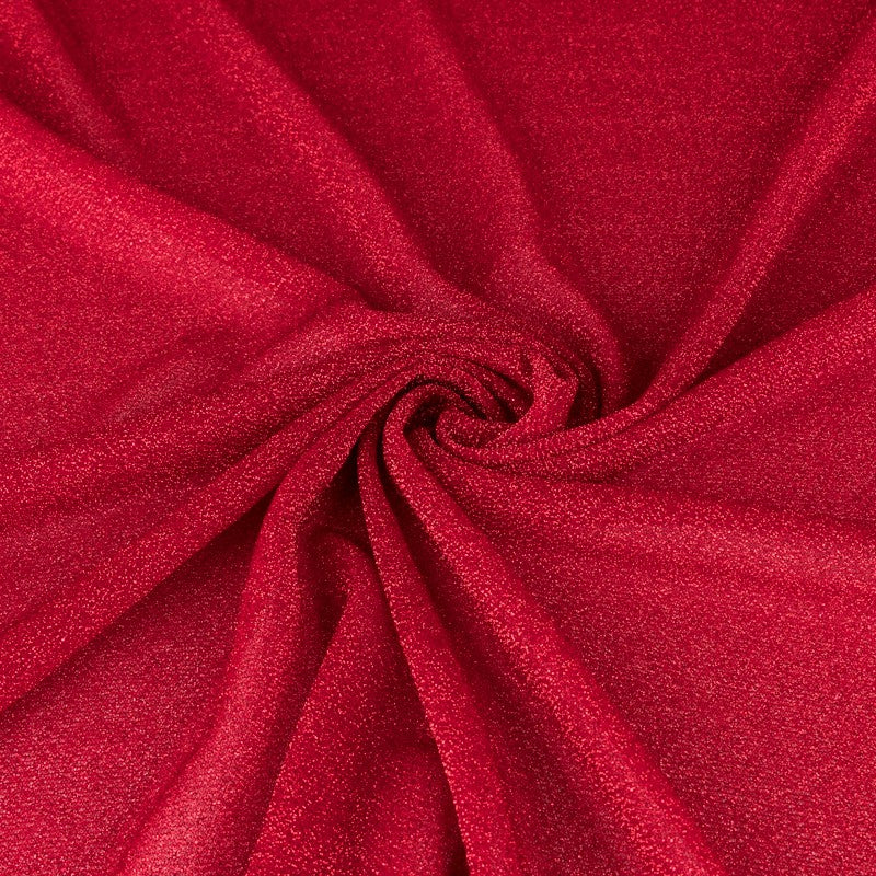 Rotes Metall-Lamé-Gestrick 50 x 150 cm - Ribes y Casals