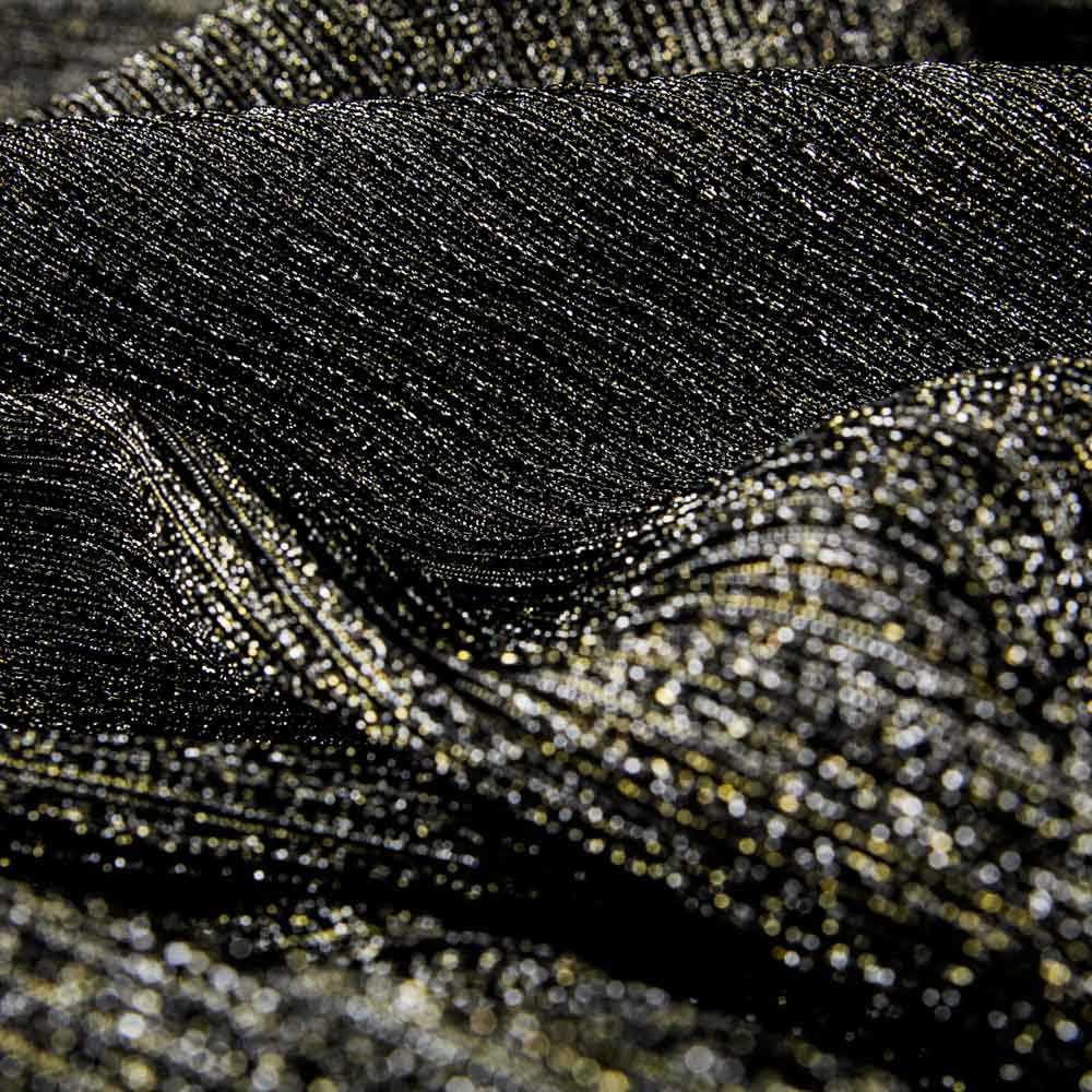 Lurex-Rippenstrick Gold - Ribes y Casals