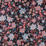 Polyester-Strickblumen Schwarz - Ribes y Casals