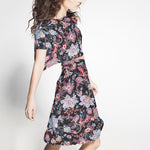 Polyester-Strickblumen Schwarz - Ribes y Casals