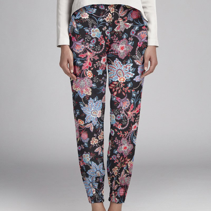 Polyester-Strickblumen Schwarz - Ribes y Casals