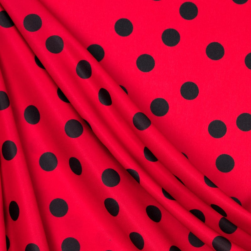 Flamingo Seidenstich Schwarz 18mm Rot - Ribes y Casals