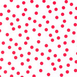 Flamingo Seidenstich Rot 18mm Weiß - Ribes y Casals