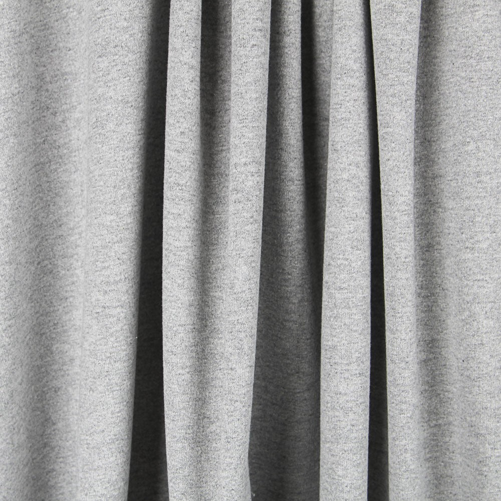 Hellgraues Fleece-Strick-Sweatshirt - Ribes y Casals