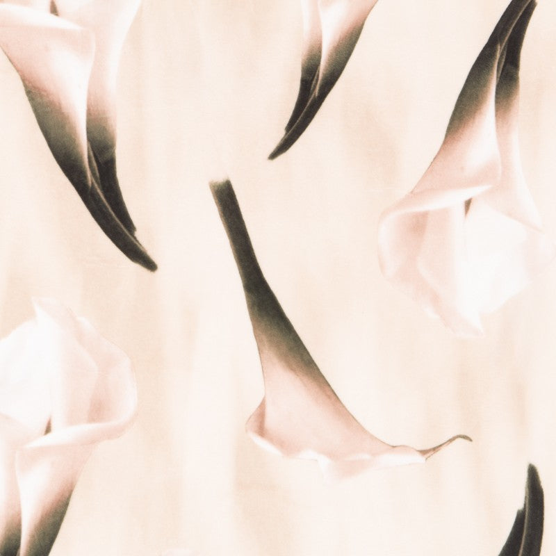 Beige Floral Samt - Ribes y Casals
