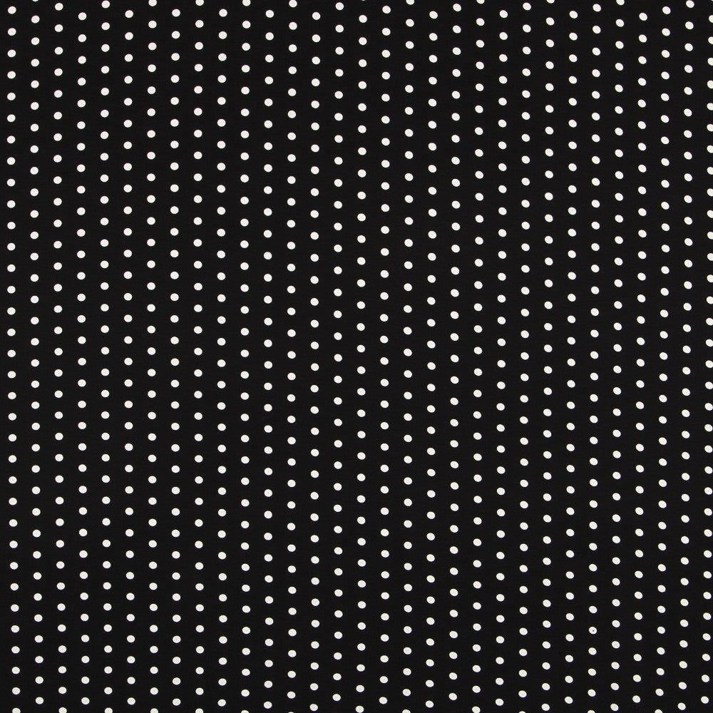 Schwarzer Polka Dot Viskose gestrickt Polka Dot - Ribes y Casals