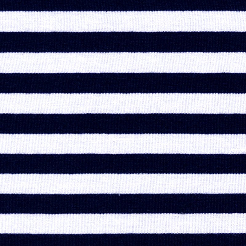 Gestrickter Viskosestreifen 16mm Navy - Ribes y Casals