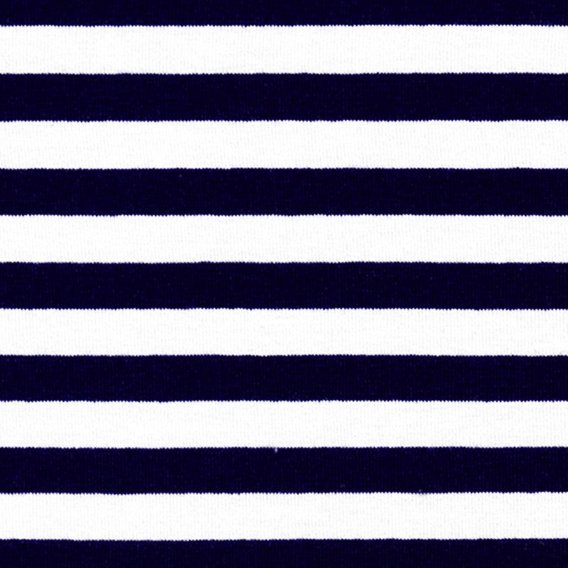 Gestrickter Viskosestreifen 16mm Navy - Ribes y Casals