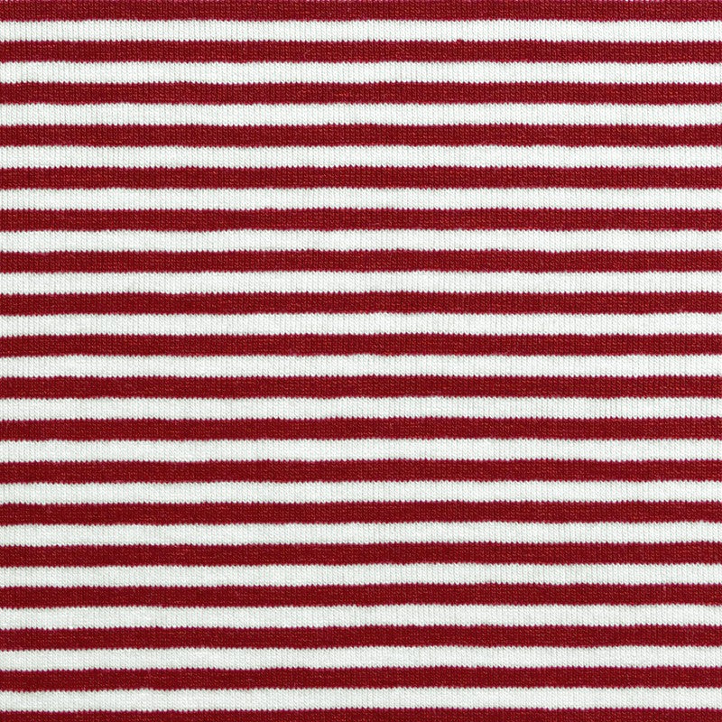 Gestrickter Viskosestreifen 2mm Rot - Ribes y Casals