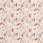 Gestrickte Baumwolle Nordic Forest Pink - Ribes y Casals