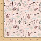 Gestrickte Baumwolle Nordic Forest Pink - Ribes y Casals