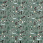 Gestrickte Baumwolle Nordic Forest Green - Ribes y Casals
