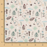 Gestrickte Baumwolle Nordischer Wald Nerz - Ribes y Casals