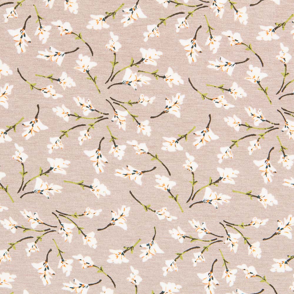 Baumwollstrick Claveles Beige - Ribes y Casals