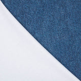 Gestrickter Baumwollplüsch Denim Blau - Ribes y Casals