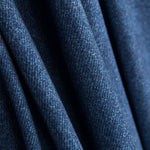 Gestrickter Baumwollplüsch Denim Blau - Ribes y Casals