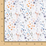 Gestrickte Baumwolle Frühling Blume Blau Denim - Ribes y Casals