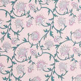 Staubige Baumwolle Glitter Flowers Dusty - Ribes y Casals