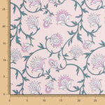 Staubige Baumwolle Glitter Flowers Dusty - Ribes y Casals