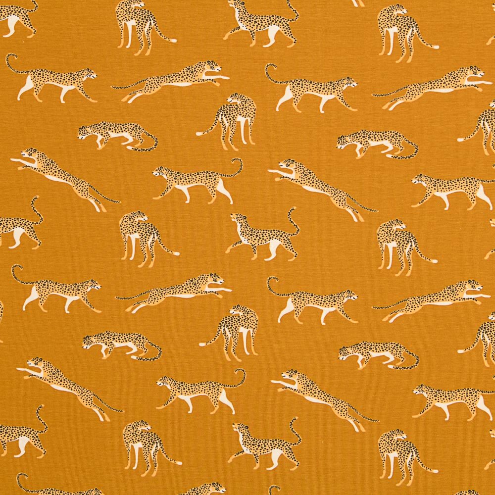 Camel Cheetah Baumwollstrick Oeko-Tex® Oeko-Tex® Baumwollstrick Camel - Ribes y Casals