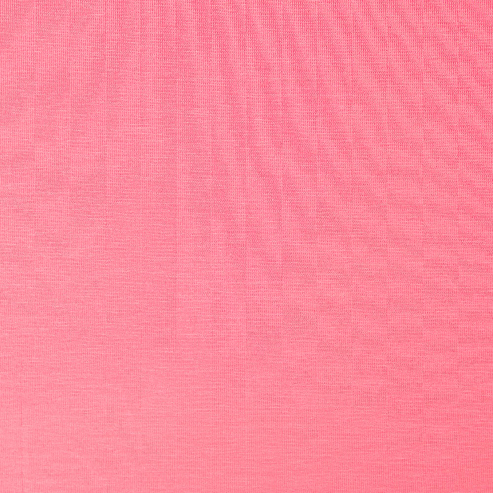 Gestrickte Baumwolle Lycra Basic Koralle Rosa - Ribes y Casals