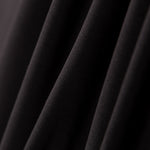 Gestrickt Baumwolle Lycra Basic Schwarz - Verschiedene Größen x Breite 140 cm - Ribes y Casals