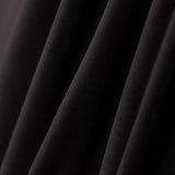 Gestrickt Baumwolle Lycra Basic Schwarz - Verschiedene Größen x Breite 140 cm - Ribes y Casals
