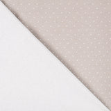 Gestrickte Baumwolle Micro Polka Dot Grau - Ribes y Casals
