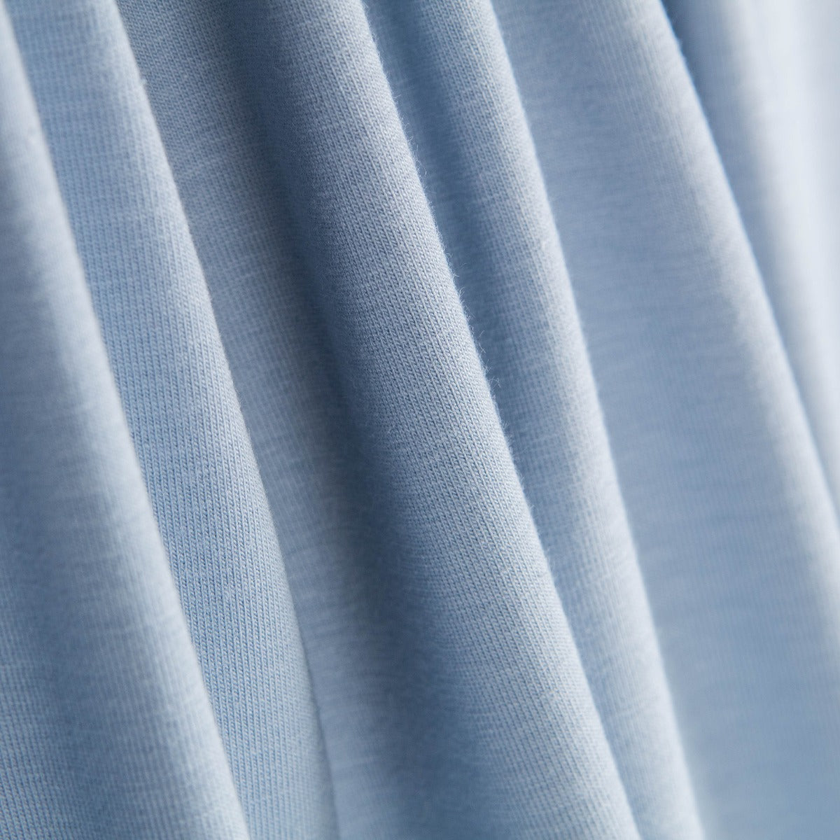 Gestrickte Baumwolle Lycra Basic Porzellan Blau - Ribes y Casals
