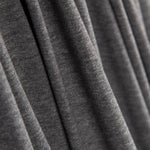 Baumwoll-Lycra-Strick Basic Dunkel Vigoré Grau - Ribes y Casals