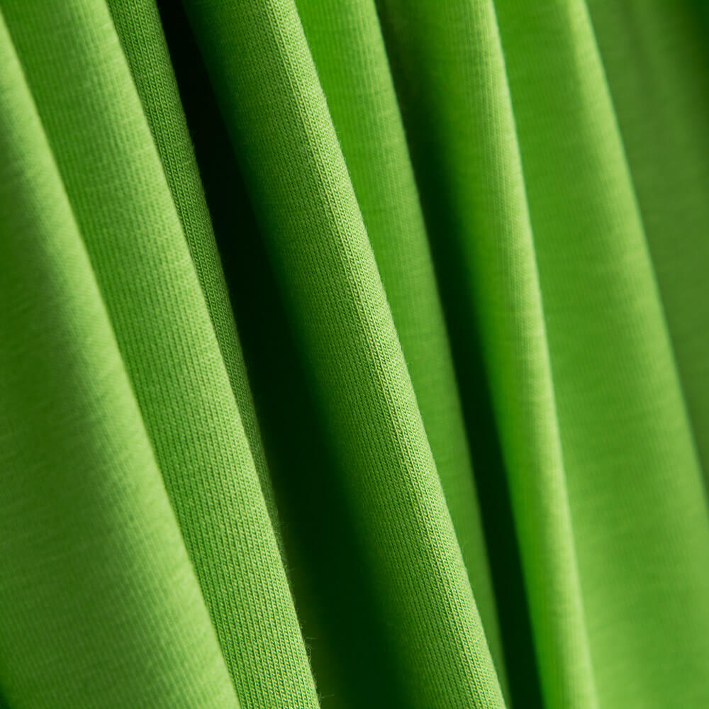 Reststück Baumwoll-Lycra-Strickstoff Pistazie – verschiedene Maße x Breite 140 cm - Ribes y Casals