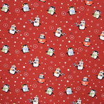 Baumwolle gestrickt Baumwolle Pinguine Granat - Ribes y Casals