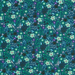 Gestrickte Baumwolle Dschungel Petrol - Ribes y Casals
