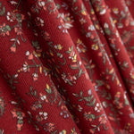 Gestrickte Angora Blumen Folk Rot - Ribes y Casals