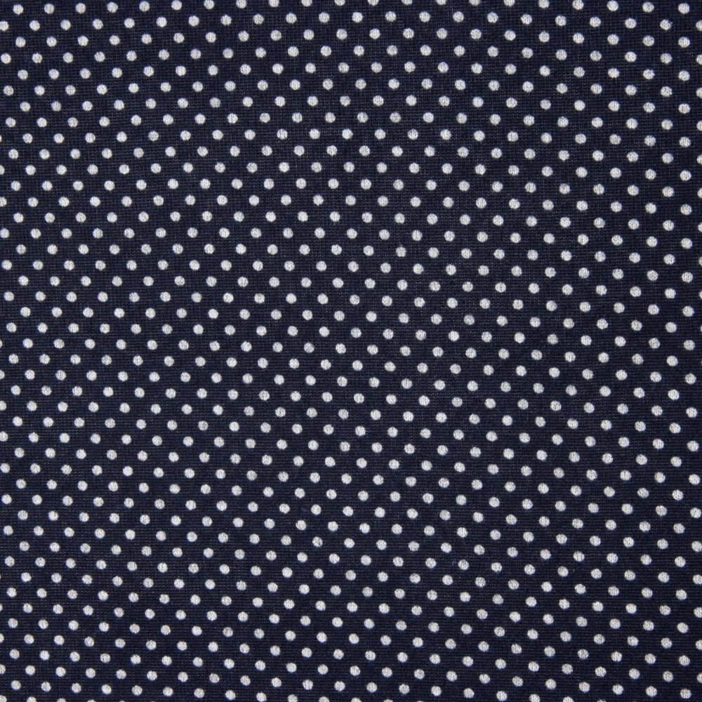 Angora gestrickt Polka Dots Navy - Ribes y Casals