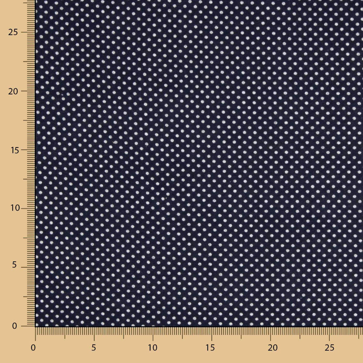 Angora gestrickt Polka Dots Navy - Ribes y Casals