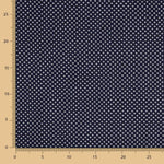 Angora gestrickt Polka Dots Navy - Ribes y Casals