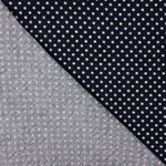 Angora gestrickt Polka Dots Navy - Ribes y Casals