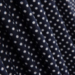 Angora gestrickt Polka Dots Navy - Ribes y Casals
