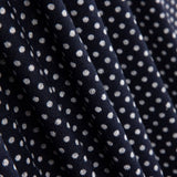 Angora gestrickt Polka Dots Navy - Ribes y Casals