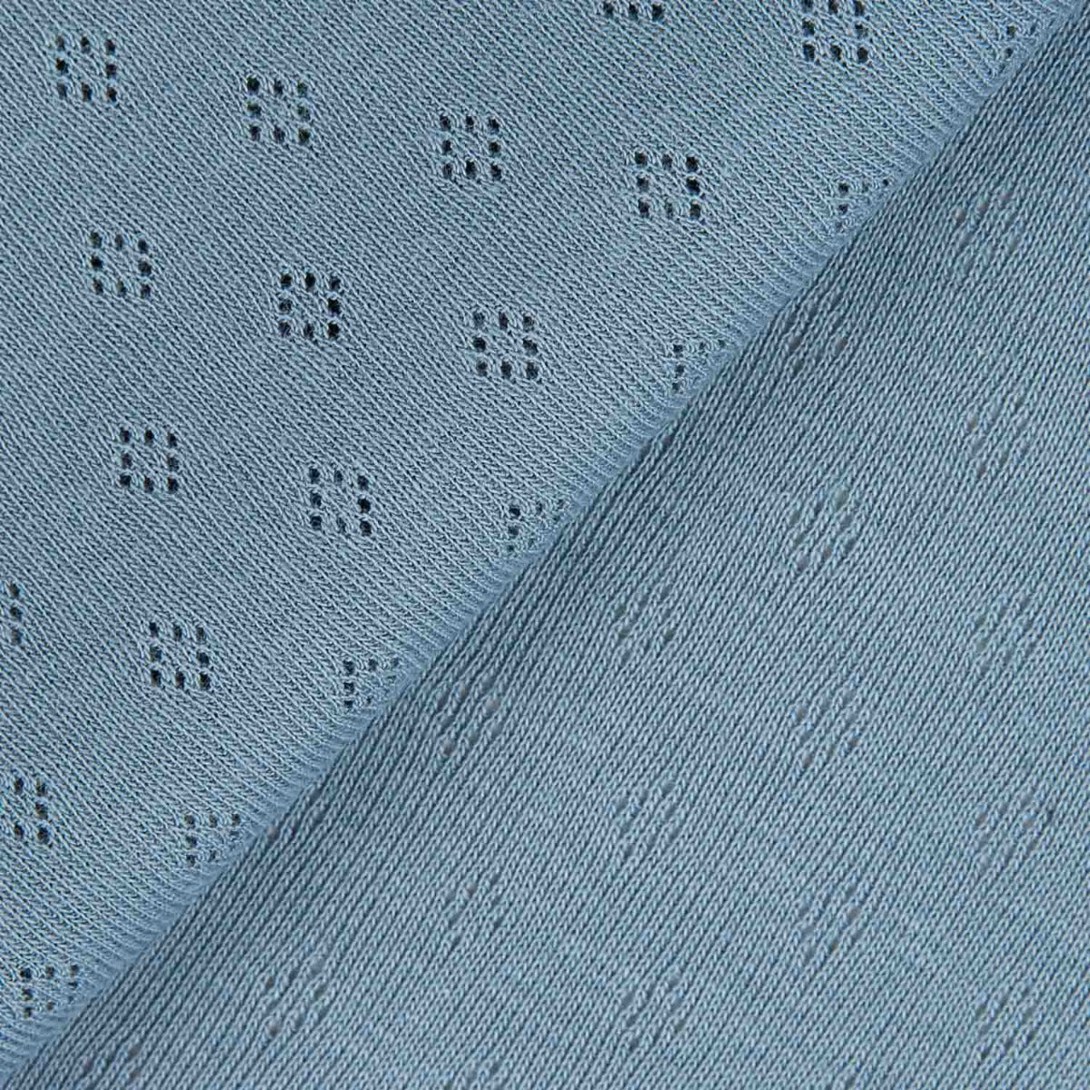Durchbrochene Strickwaren Blau Denim - Ribes y Casals