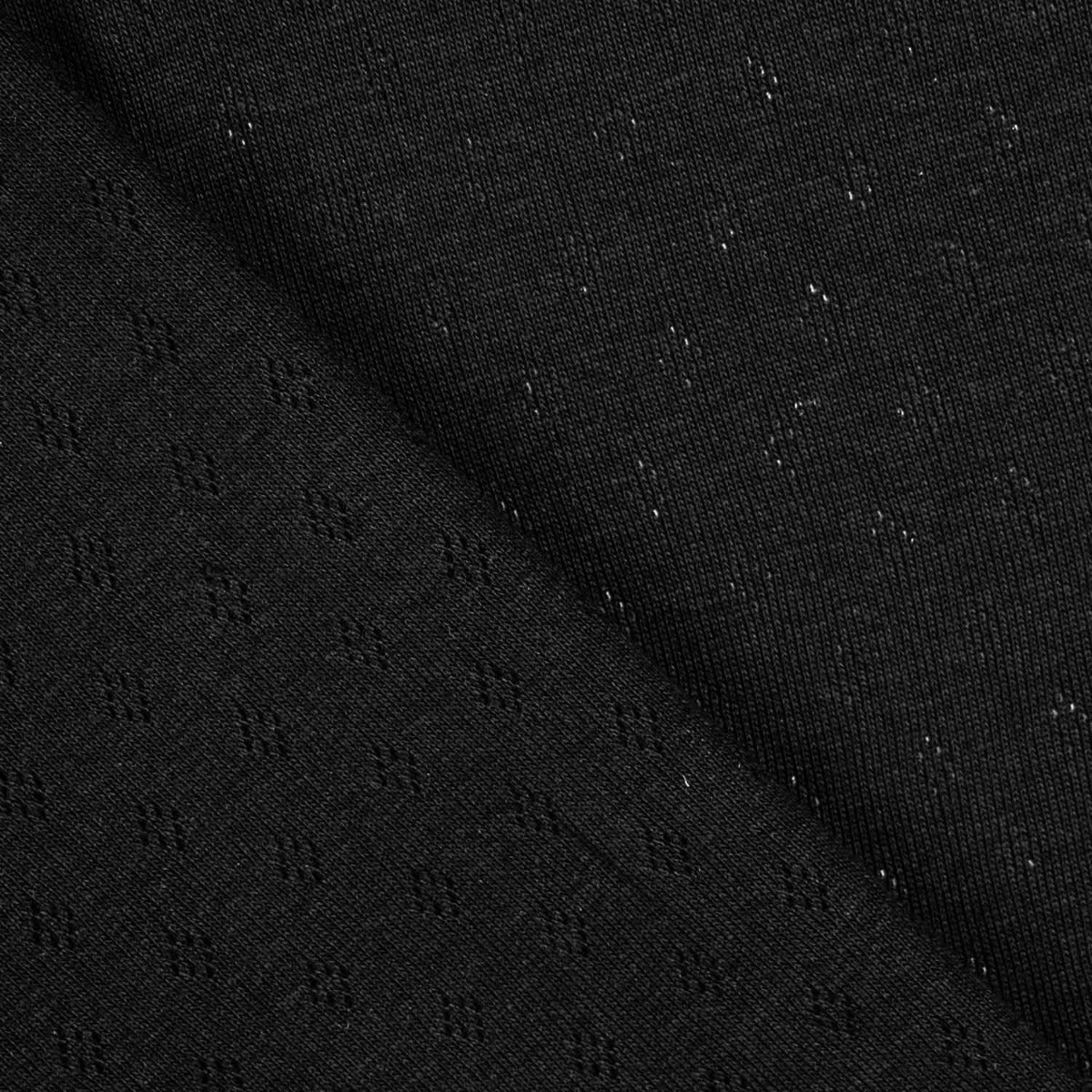 Schwarzer durchbrochener Strickstoff 55 x 140 cm - Ribes y Casals