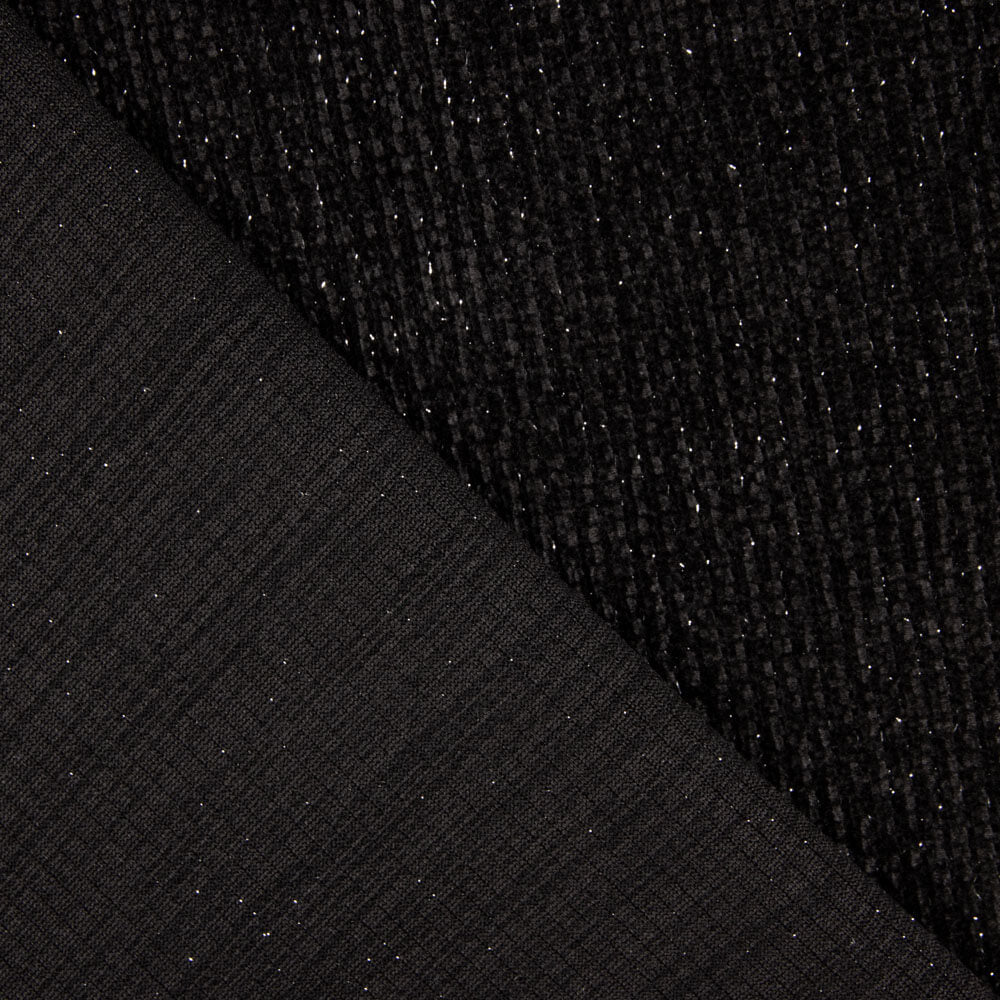 Trikot-Lurex-Strick Schwarz - Ribes y Casals