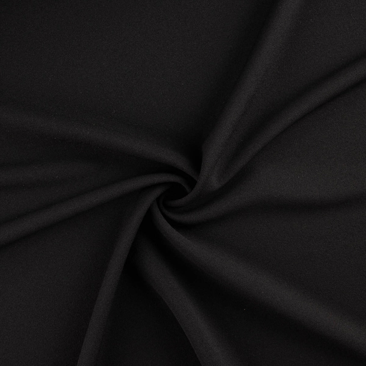 Reststück Crêpe-Neopren-Strickstoff, schwarz – verschiedene Maße x Breite 165 cm - Ribes y Casals