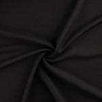 Reststück Crêpe-Neopren-Strickstoff, schwarz – verschiedene Maße x Breite 165 cm - Ribes y Casals
