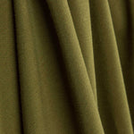 Restposten: Feiner Fleece-Strickstoff in Khaki-Grün – verschiedene Maße x Breite 185 cm - Ribes y Casals
