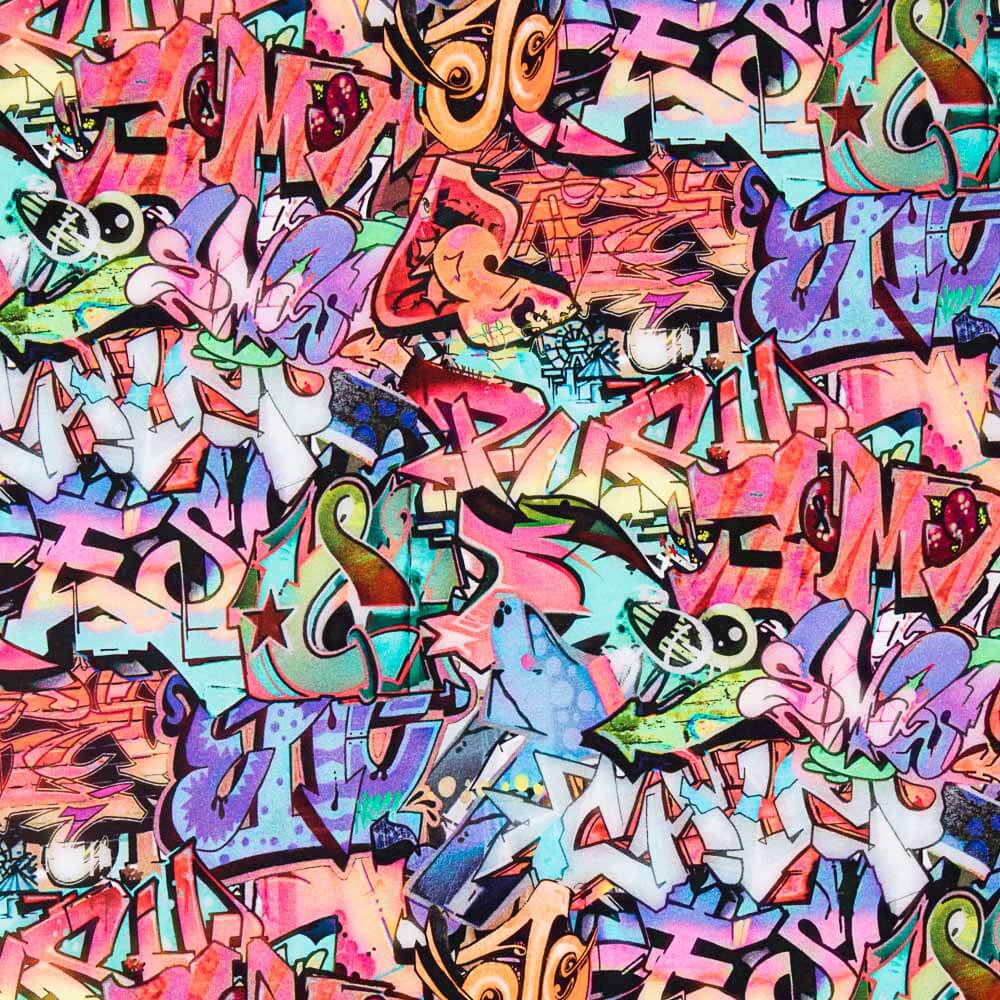 Oeko-Tex® Graffiti-Fleece-Strickwaren - Ribes y Casals